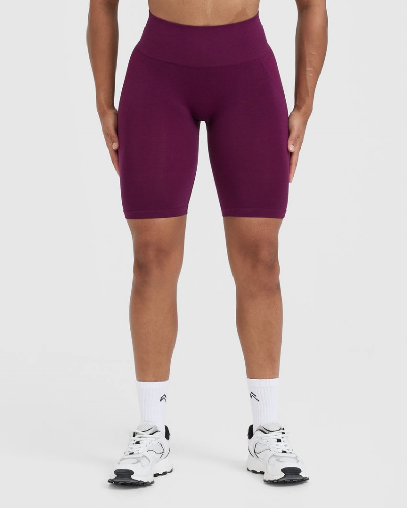 Oner Active Effortless Seamless Cycling Korte Broek Paars | VWZ-654897