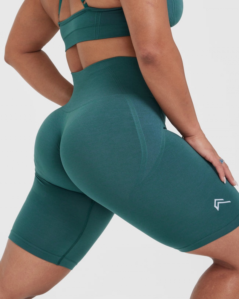 Oner Active Effortless Seamless Cycling Korte Broek Blauw Turquoise | LGE-372568