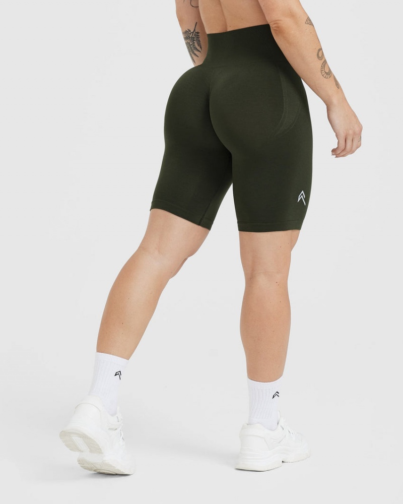 Oner Active Effortless Seamless Cycling Korte Broek Khaki | MBX-062879