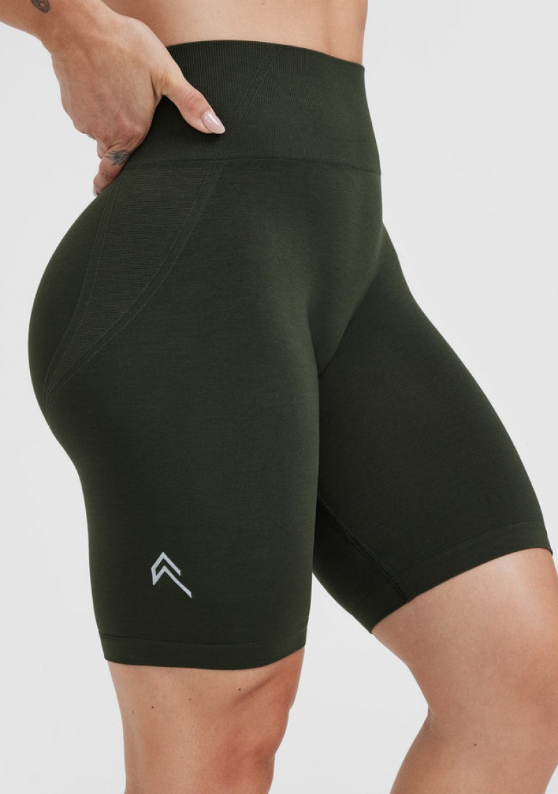 Oner Active Effortless Seamless Cycling Korte Broek Khaki | MBX-062879