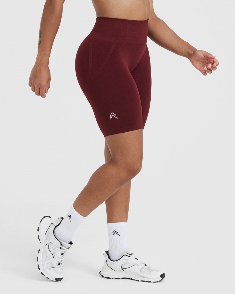 Oner Active Effortless Seamless Cycling Korte Broek Bordeaux | FOU-781569