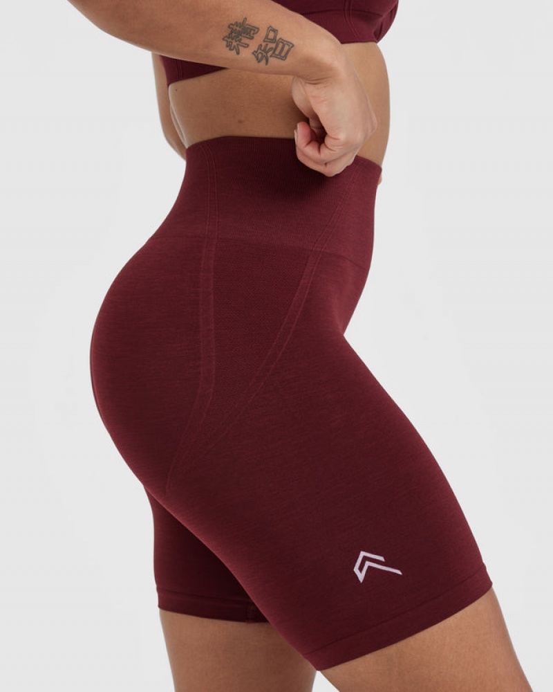 Oner Active Effortless Seamless Cycling Korte Broek Bordeaux | FOU-781569