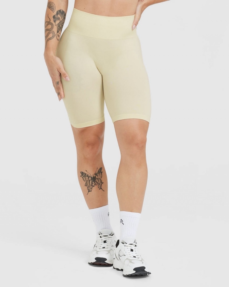 Oner Active Effortless Seamless Cycling Korte Broek Lichtgeel | ECV-982574