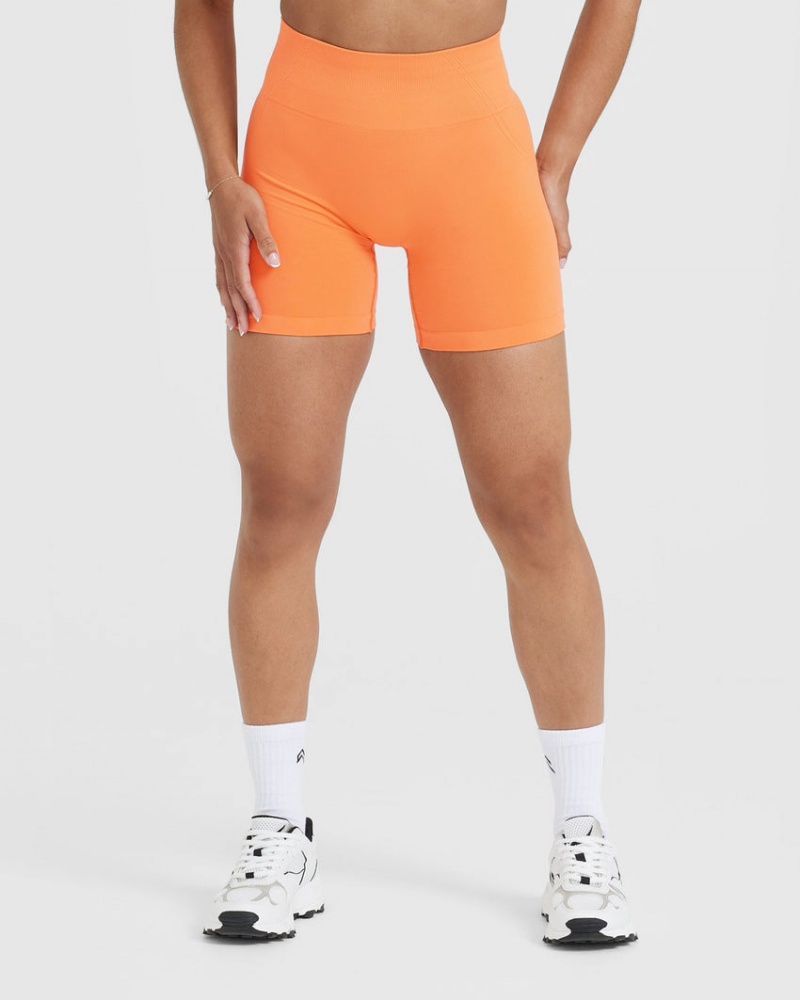 Oner Active Effortless Seamless Korte Broek Abrikoos Oranje | BUI-820394