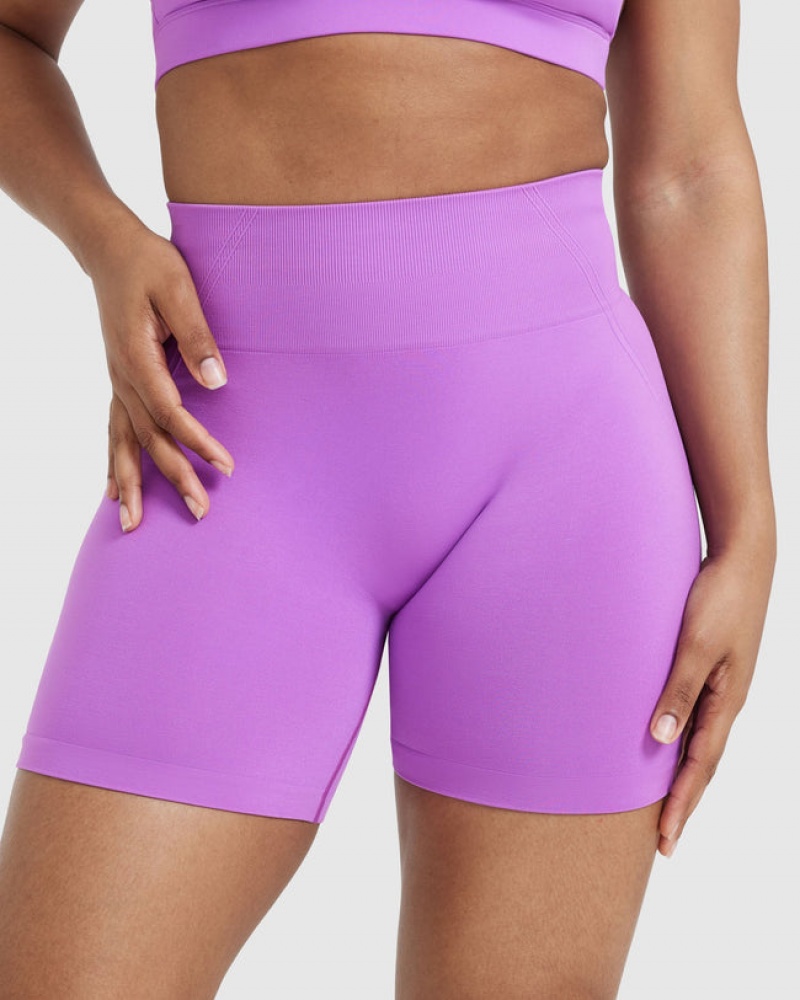 Oner Active Effortless Seamless Korte Broek Paars | CLT-951234