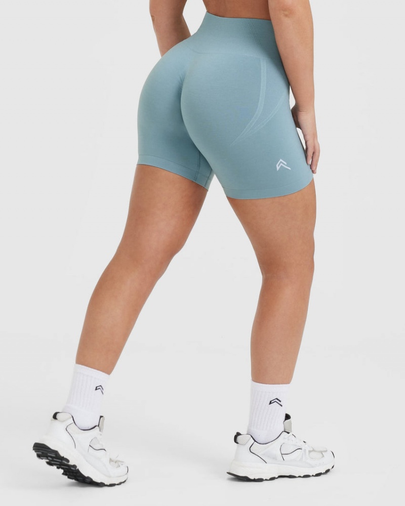 Oner Active Effortless Seamless Korte Broek Grijs Blauw | RXY-789410