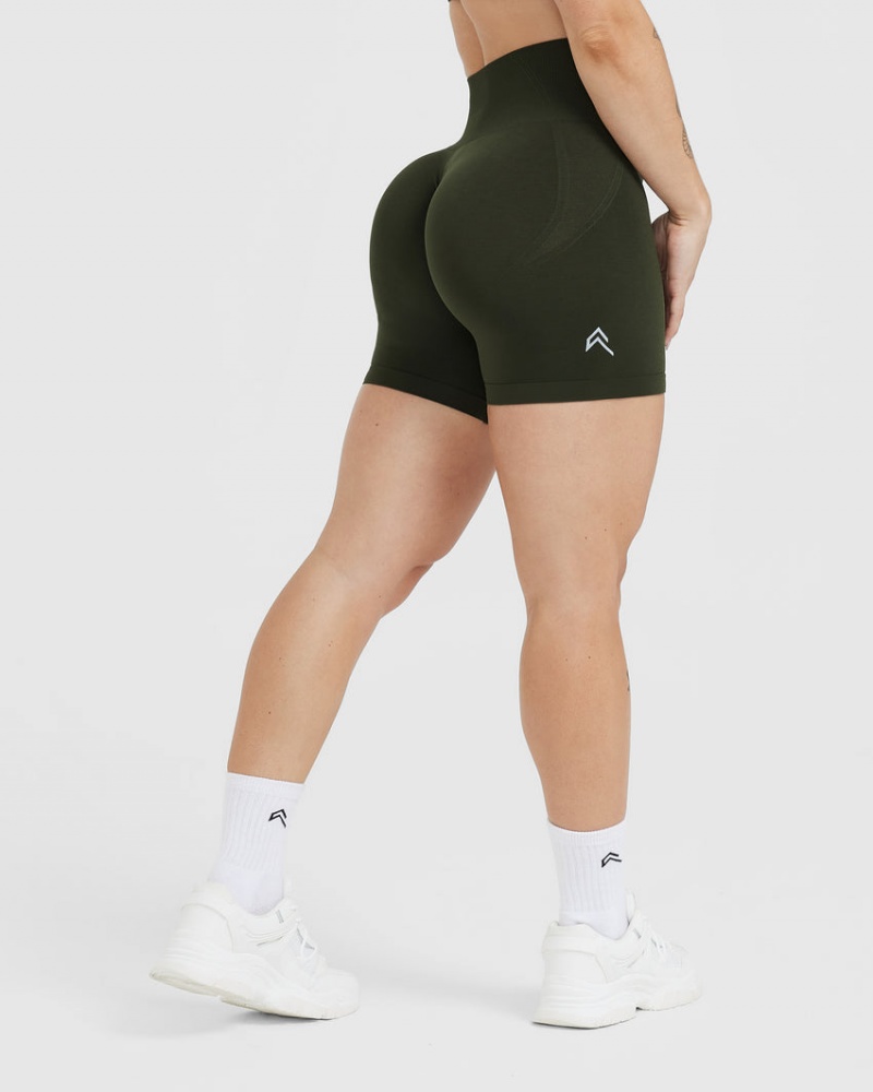 Oner Active Effortless Seamless Korte Broek Khaki | ECG-694107