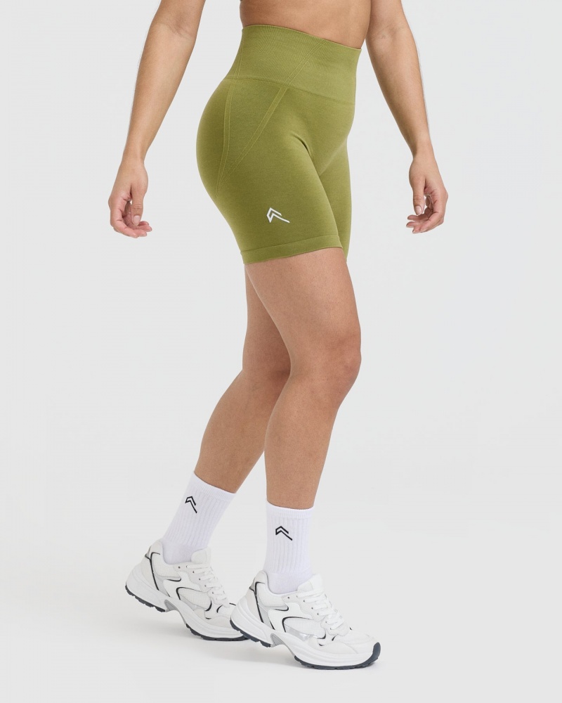 Oner Active Effortless Seamless Korte Broek Olijfgroen Groen | QVU-794581