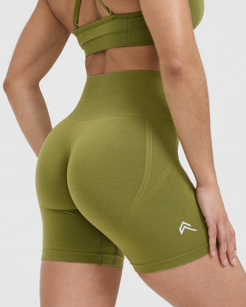 Oner Active Effortless Seamless Korte Broek Olijfgroen Groen | QVU-794581