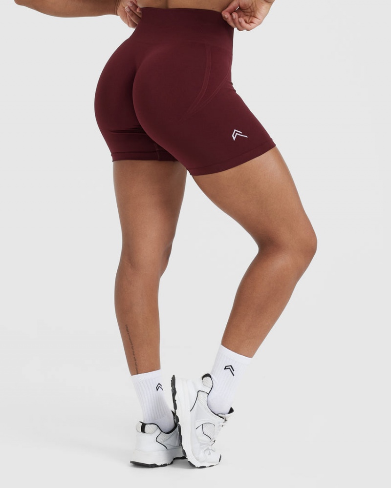 Oner Active Effortless Seamless Korte Broek Bordeaux | HMW-984301