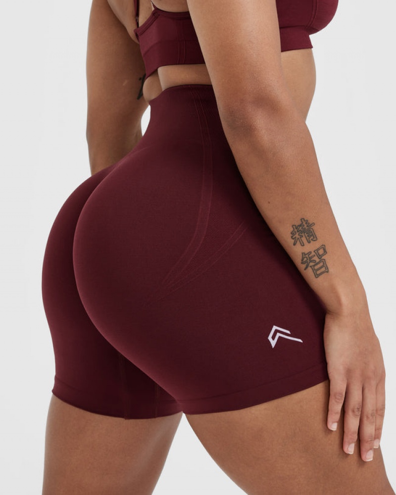 Oner Active Effortless Seamless Korte Broek Bordeaux | HMW-984301