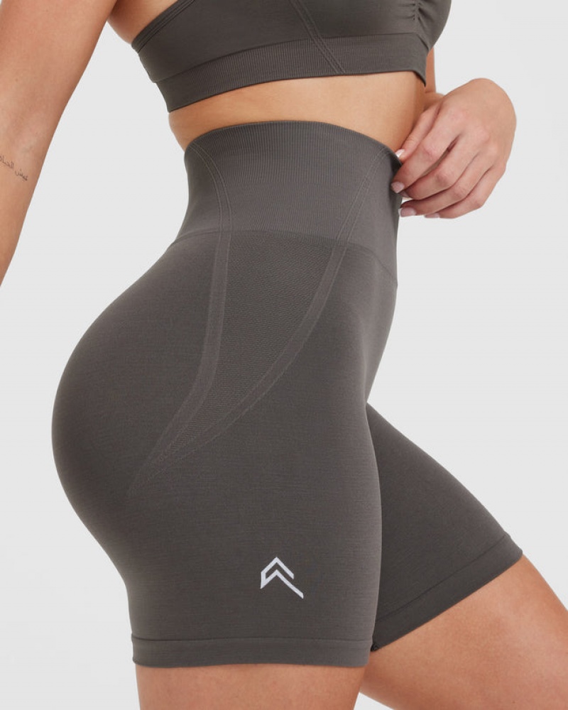 Oner Active Effortless Seamless Korte Broek Diepgrijs Bruin | XZM-193487