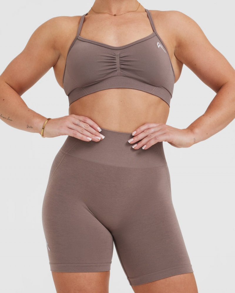 Oner Active Effortless Seamless Korte Broek Bruin | AQI-087259