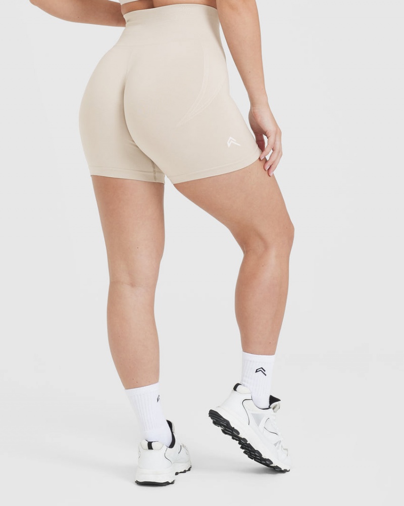 Oner Active Effortless Seamless Korte Broek Bruin | VGQ-901354