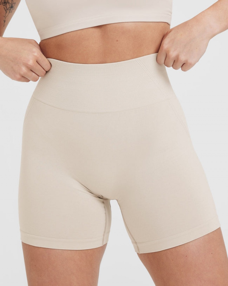 Oner Active Effortless Seamless Korte Broek Bruin | VGQ-901354