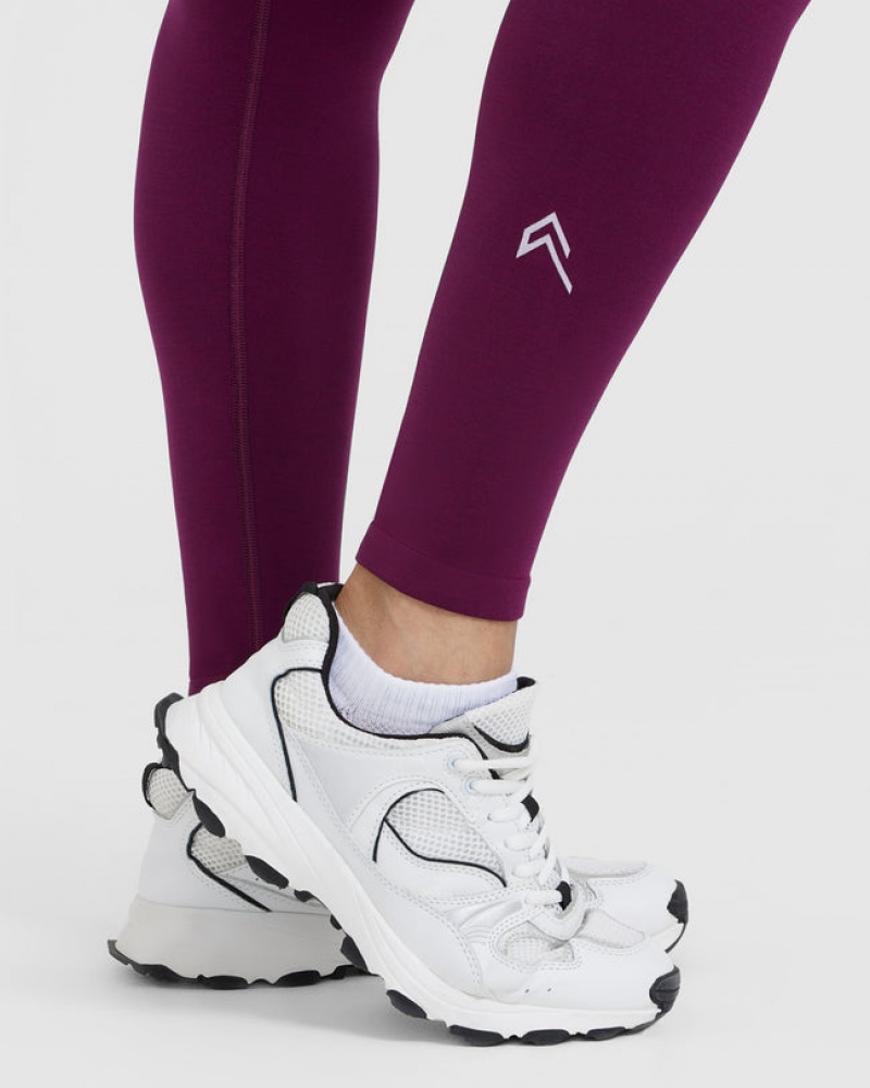 Oner Active Effortless Seamless Leggings Paars | PLR-961023