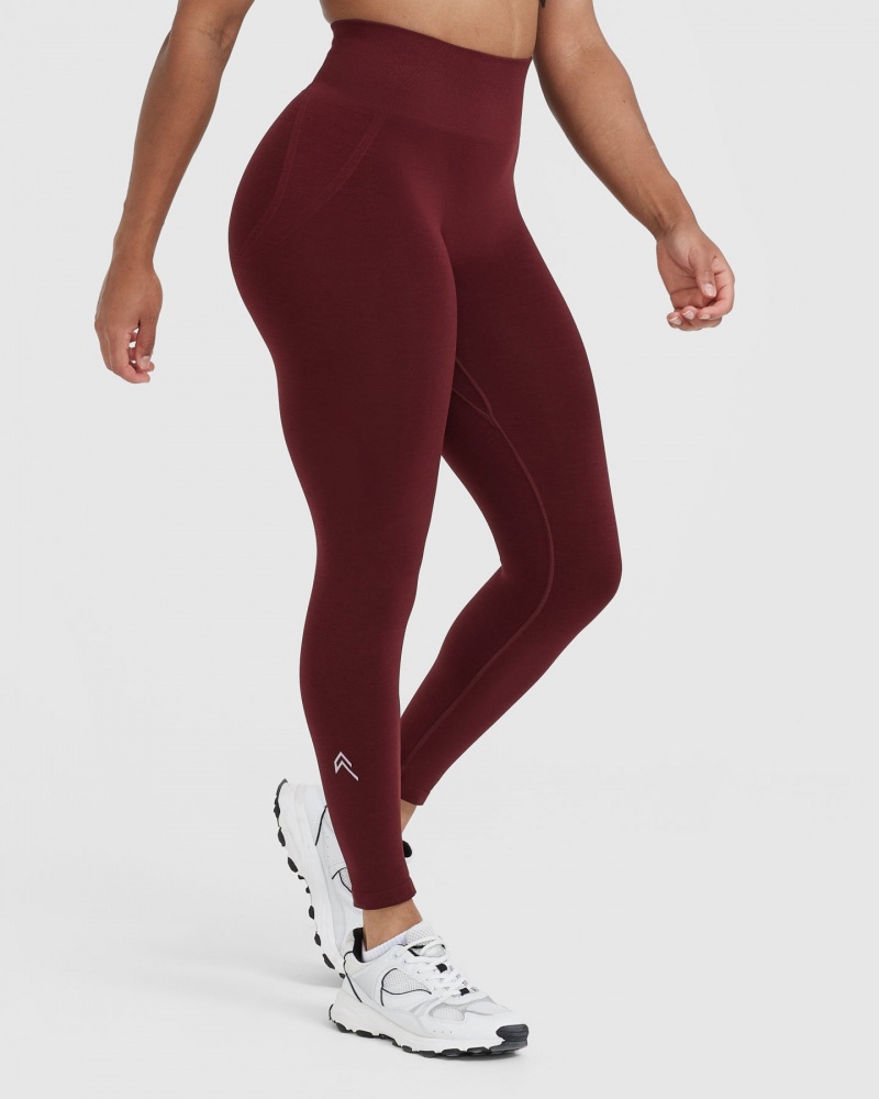 Oner Active Effortless Seamless Leggings Bordeaux | JML-508243