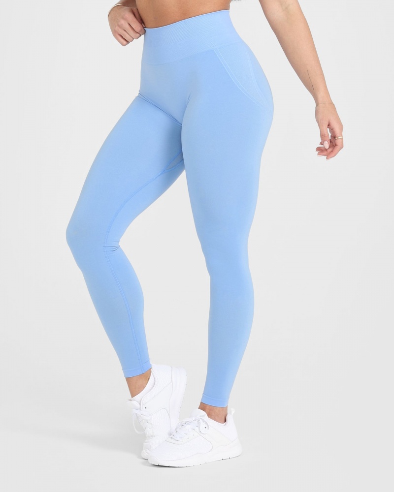 Oner Active Effortless Seamless Leggings Blauw | ONI-876139