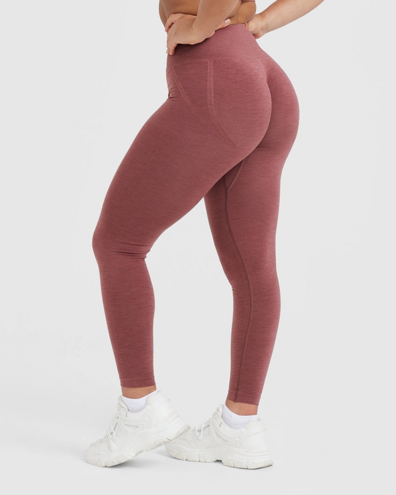 Oner Active Effortless Seamless Leggings Rood | LNQ-653107