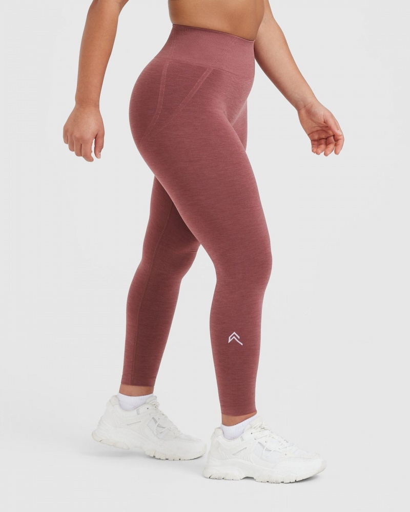 Oner Active Effortless Seamless Leggings Rood | LNQ-653107