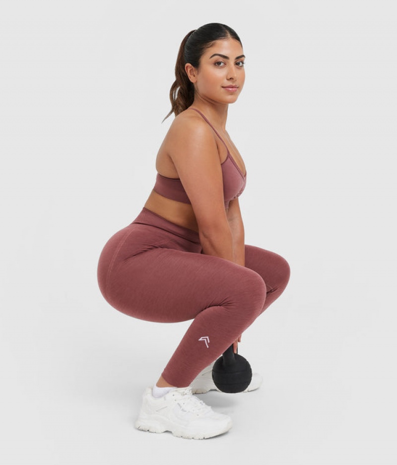 Oner Active Effortless Seamless Leggings Rood | LNQ-653107