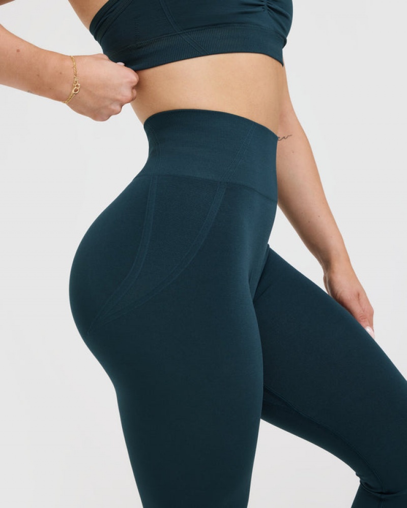 Oner Active Effortless Seamless Leggings Blauw | HKB-469325