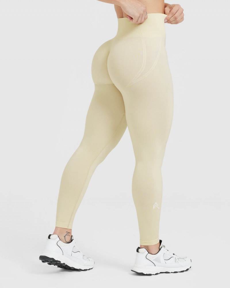 Oner Active Effortless Seamless Leggings Lichtgeel | BHX-309426