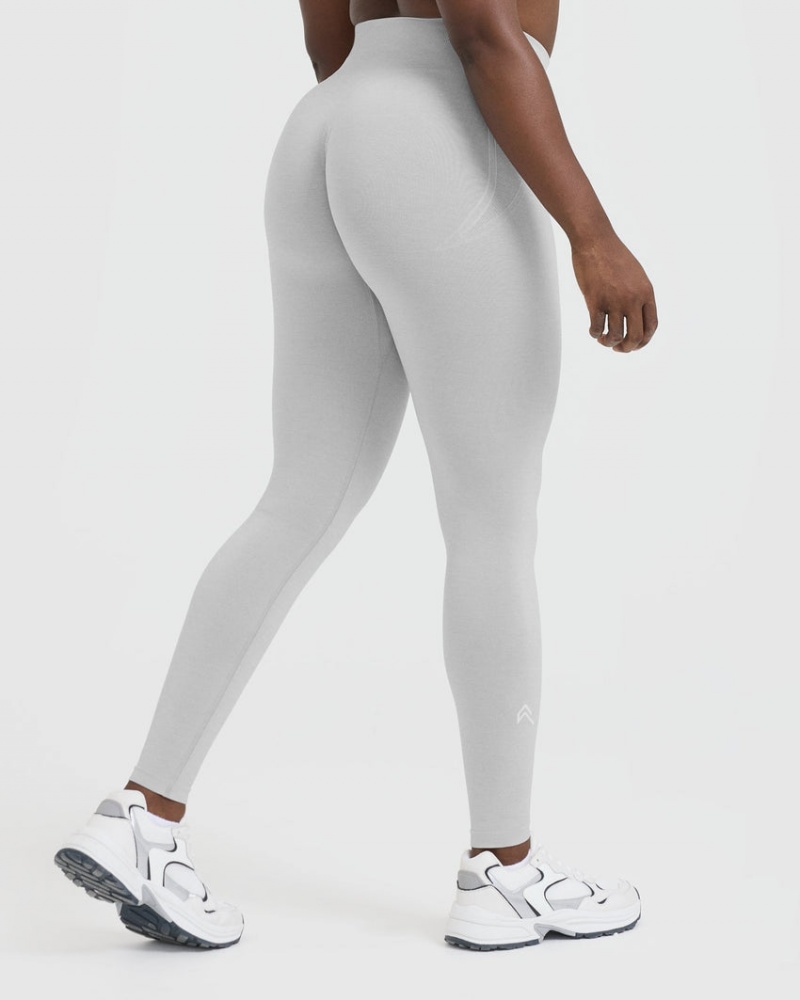 Oner Active Effortless Seamless Leggings Lichtgrijs | WSQ-632971