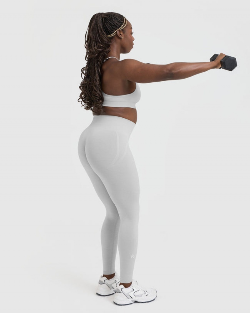 Oner Active Effortless Seamless Leggings Lichtgrijs | WSQ-632971