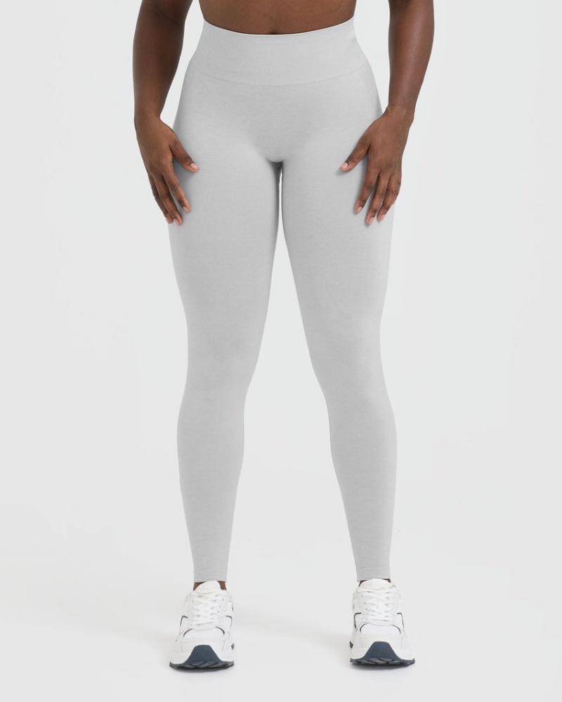 Oner Active Effortless Seamless Leggings Lichtgrijs | WSQ-632971