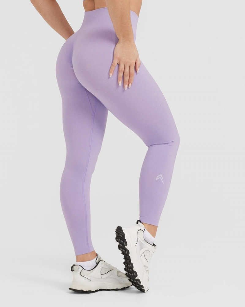 Oner Active Effortless Seamless Leggings Paars | FJP-739218