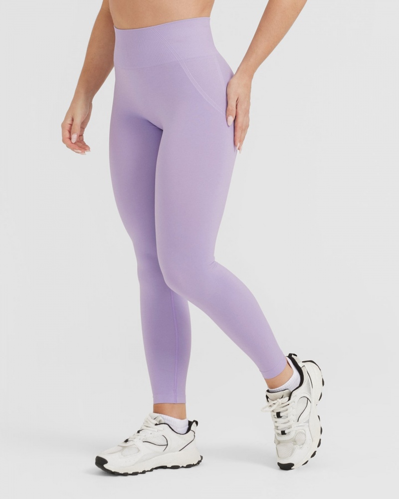 Oner Active Effortless Seamless Leggings Paars | FJP-739218