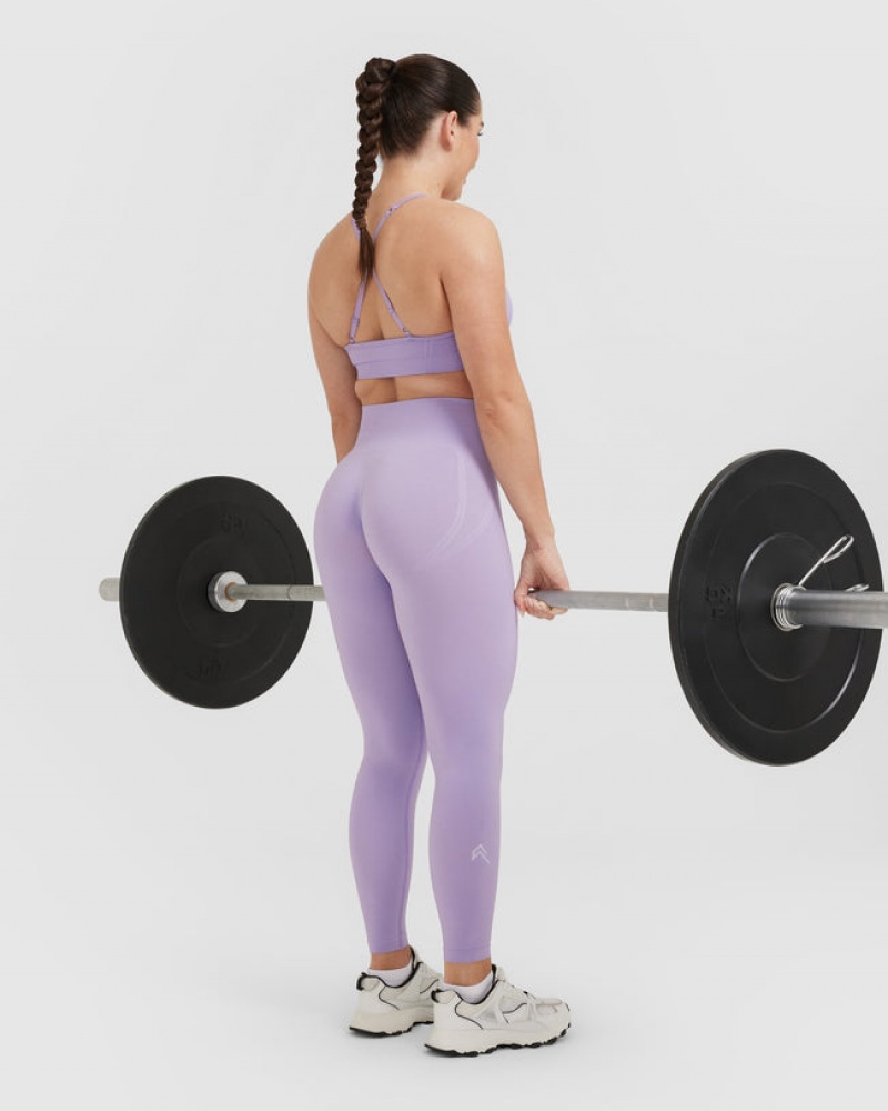 Oner Active Effortless Seamless Leggings Paars | FJP-739218