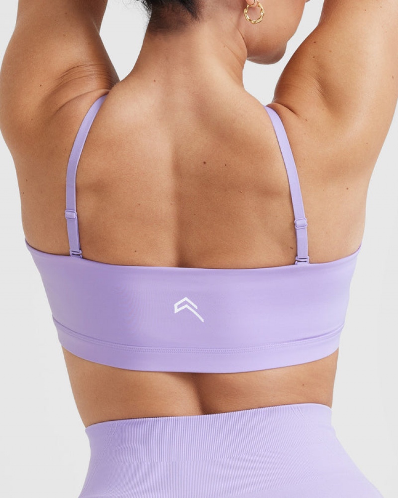 Oner Active Everyday Bandeau Bralette Sports Bras Paars | EPD-017346