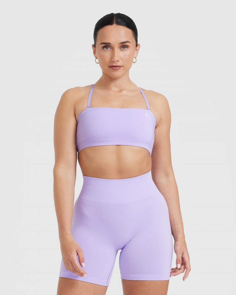 Oner Active Everyday Bandeau Bralette Sports Bras Paars | EPD-017346