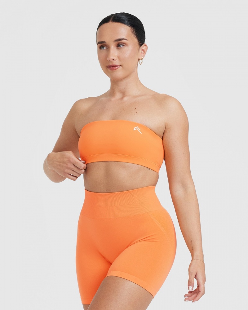 Oner Active Everyday Bandeau Bralette Sports Bras Abrikoos Oranje | YOE-291758