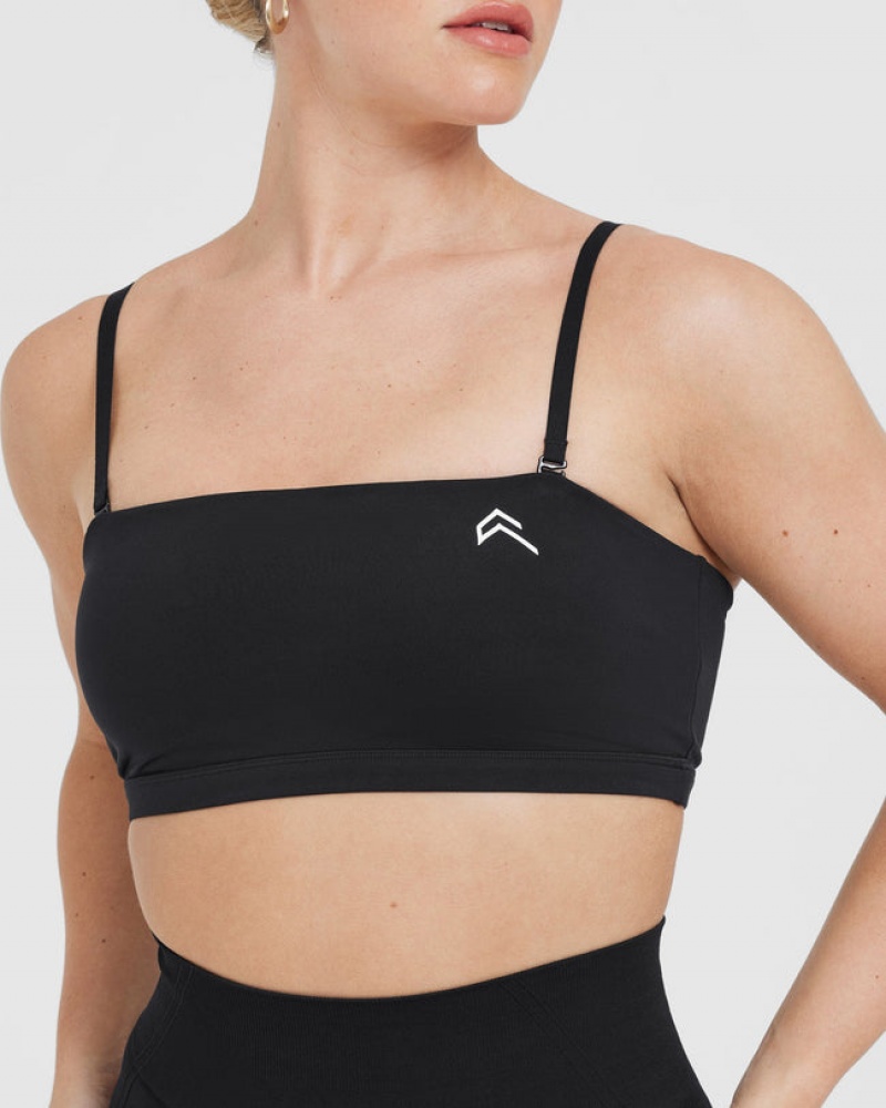 Oner Active Everyday Bandeau Bralette Sports Bras Zwart | GDM-561287