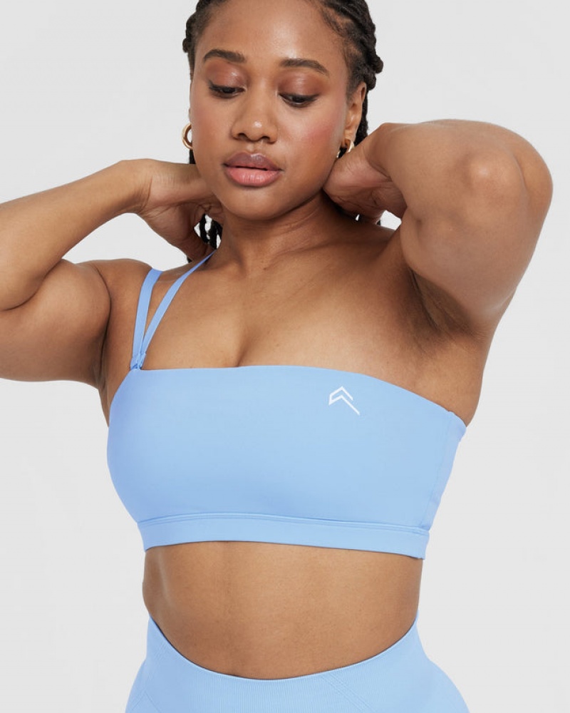 Oner Active Everyday Bandeau Bralette Sports Bras Blauw | WTA-594287