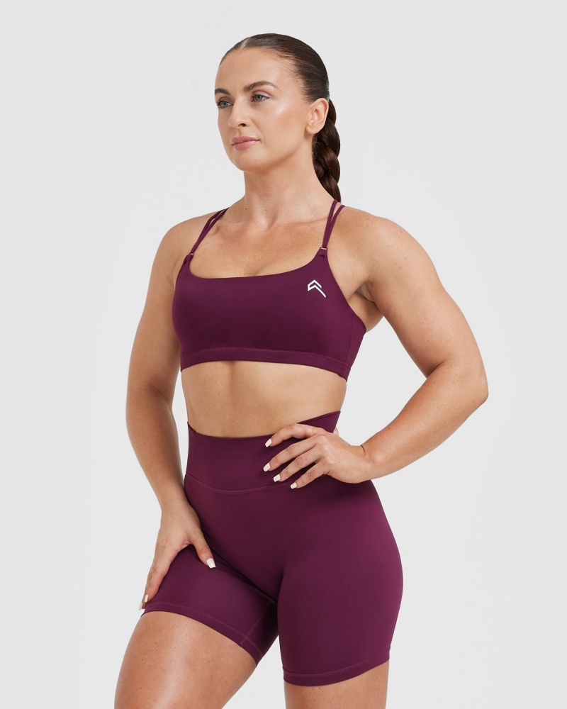 Oner Active Everyday Cross Over Bralette Sports Bras Roze | CEX-627895