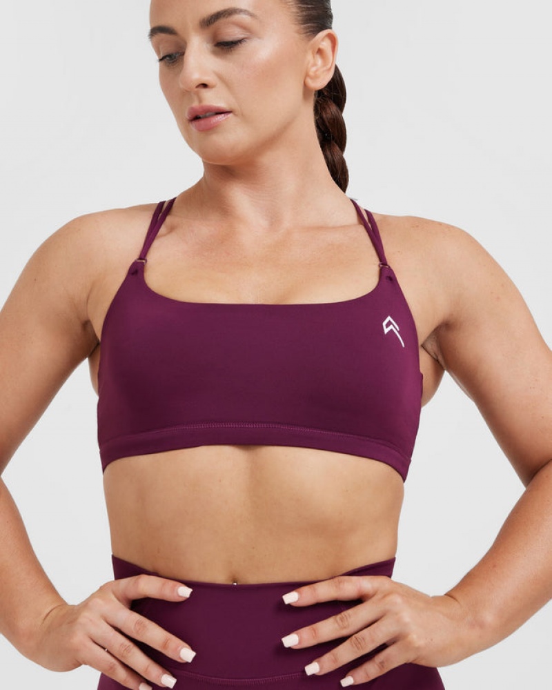 Oner Active Everyday Cross Over Bralette Sports Bras Roze | CEX-627895