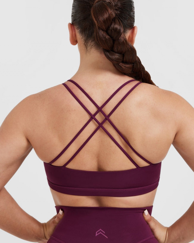 Oner Active Everyday Cross Over Bralette Sports Bras Roze | CEX-627895