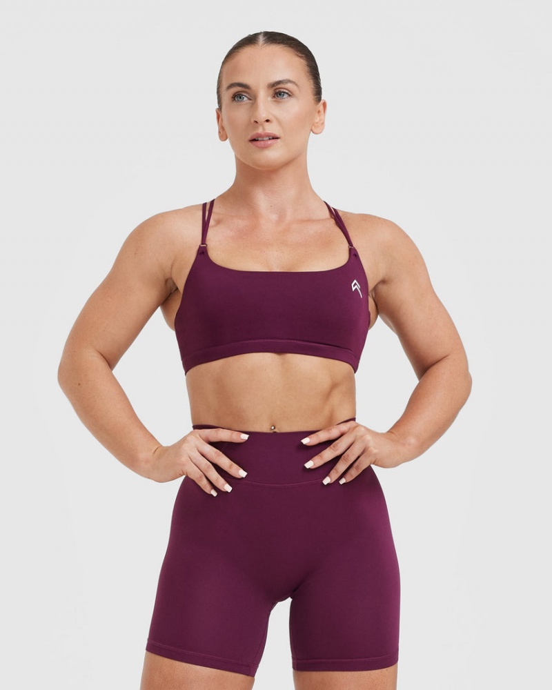 Oner Active Everyday Cross Over Bralette Sports Bras Roze | CEX-627895