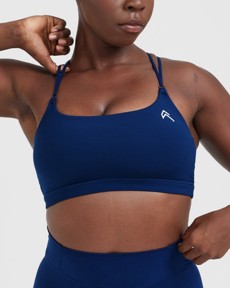 Oner Active Everyday Cross Over Bralette Sports Bras Blauw | HYZ-876013