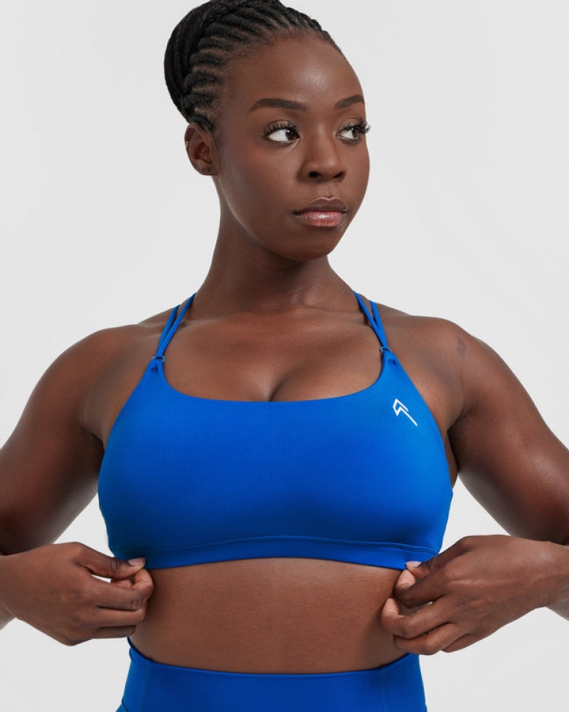 Oner Active Everyday Cross Over Bralette Sports Bras Diepblauw | ONA-597062