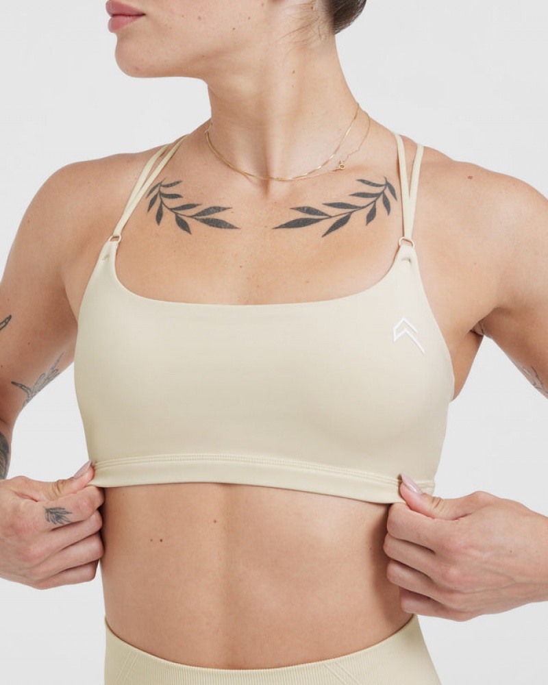 Oner Active Everyday Cross Over Bralette Sports Bras Lichtgeel | ROS-263714