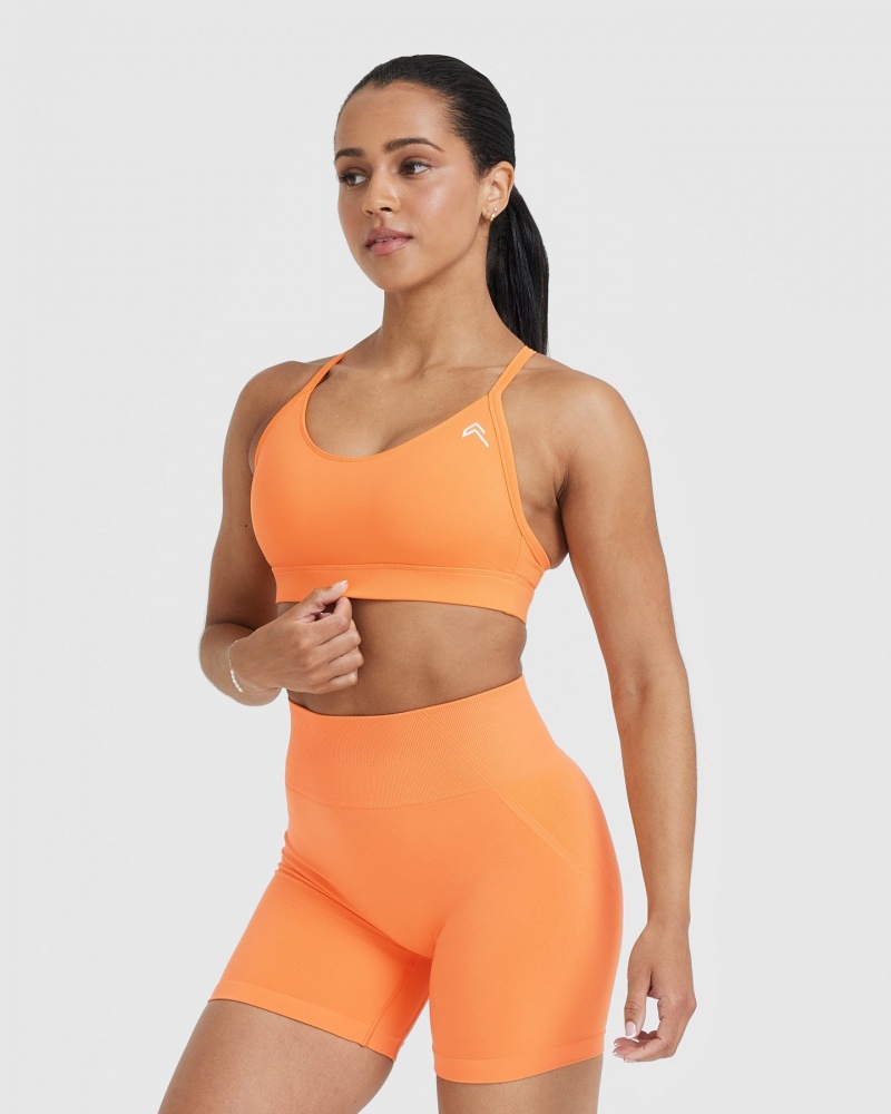 Oner Active Everyday Sports Bras Abrikoos Oranje | JRH-610879