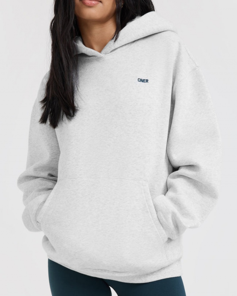 Oner Active Foundations Hoodie Lichtgrijs | PWM-894517