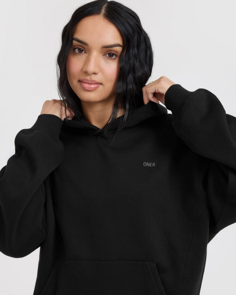 Oner Active Foundations Hoodie Zwart | OUN-523619