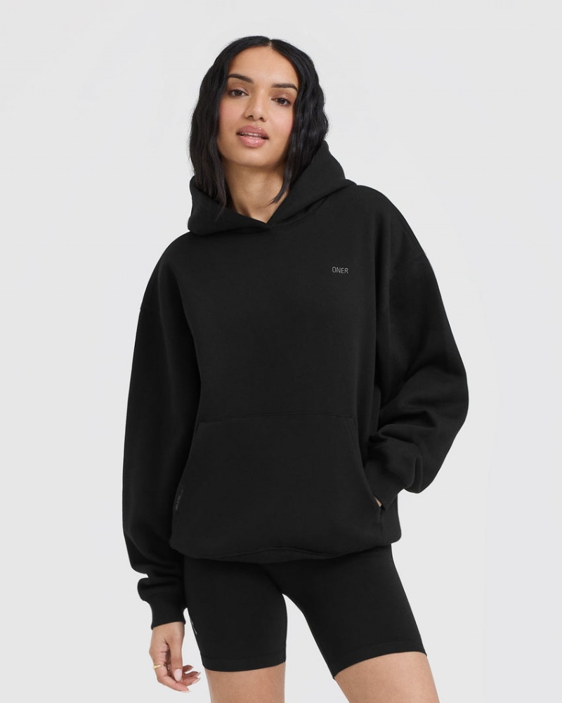 Oner Active Foundations Hoodie Zwart | OUN-523619