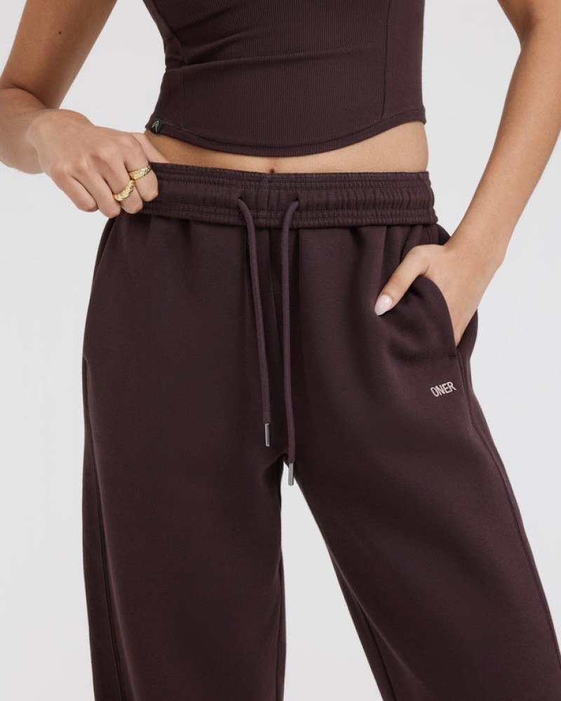 Oner Active Foundations Joggingbroek Paars Bruin | VUH-736502